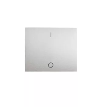   KANLUX-32963 - LOGI 02-0020-043 nyomólap ezüs 2 pólusú kapcsolóhoz nyomólap