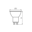 KANLUX-33643 - S GU10 4,7W RGBCCT fényforrás SMART GU10