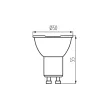 KANLUX-35256 - IQ-LED GU10 4,9W-WW fényforrás