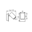 KANLUX-35691 - EVALO EL-1I B-SR lámpa GU10