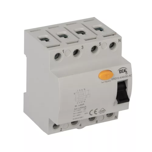 KANLUX-38737 - KRD10-4/25/30-AC fírelé életvédelmi relé