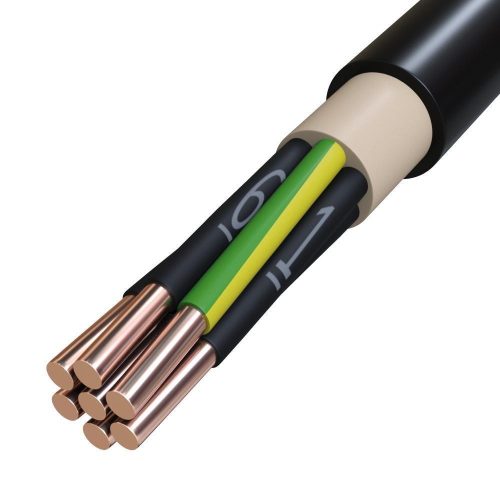 NYY-J  7x  2,5mm² PVC szigetelésű földkábel réz vezetővel (E-YY)