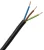 H05VV-F 3x 1,0mm² - FEKETE - sodrott réz erű PVC köpenyes MT kábel 300/500V