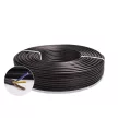H05VV-F 3x 1,5mm² - FEKETE - sodrott réz erű PVC köpenyes MT kábel 300/500V