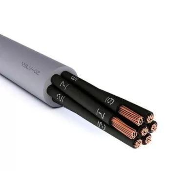   YSLY-Oz  7x  1,0mm² sodrott réz erű vezérlőkábel, olajálló