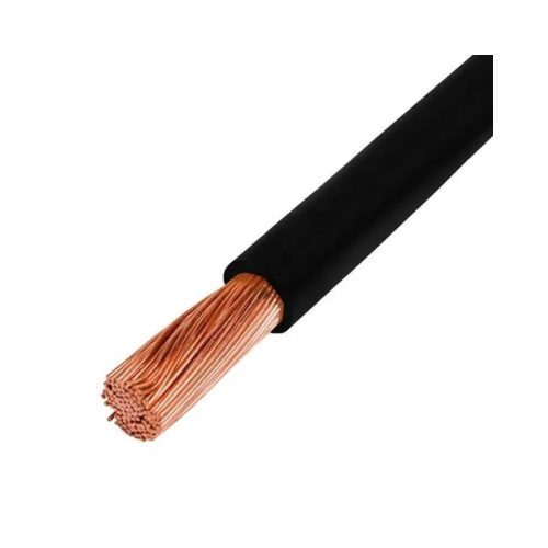 H07V-K 1x185mm² fekete PVC szigetelésű, sodrott réz erű Mkh vezeték