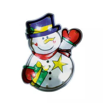 SOMOGYI ELEKTRONIC - KID 312 - LED-es ablakdísz, hóember