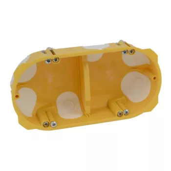   KOPOS ELEKTRO - KPL 64-40/2LD NA - Szerelvény doboz (süllyesztett) Gipszk szerelvénydoboz 60mm 2-es gumis 40mm mély