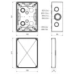 KOPOS ELEKTRO - KSK 175 KA - Szerelvény doboz (falon kívüli) Szerelvénydoboz fk 126x176x23mm IP66