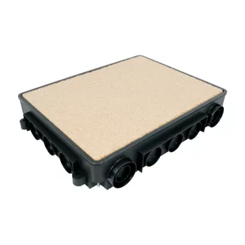   KOPOS ELEKTRO - KUP 57 FB - Csatlakozódoboz padló alatti szereléshez Padlódoboz beton alapdoboz 57-75mm vastagságig
