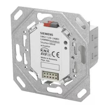   SCHRACK - KNX redőny aktor, 1 x AC 230 V, 6 A, szerelőkerettel for flush mount - KX5202AB03