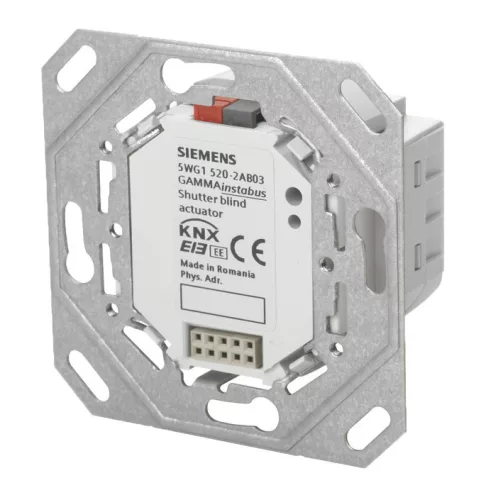 SCHRACK - KNX redőny aktor, 1 x AC 230 V, 6 A, szerelőkerettel for flush mount - KX5202AB03