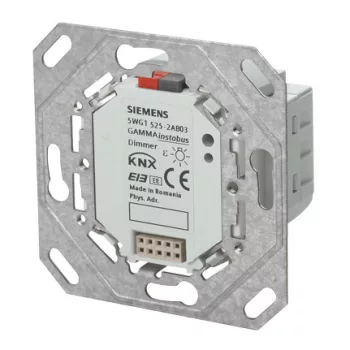   SCHRACK - KNX univerzális dimmer, 1xAC230V/10-250VA, szerelőkerettel with mounting frame and BTI interface, for flush mount - KX5252AB03