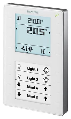 SCHRACK - KNX helyiség vezérlő egység kijelző/érintőgombok/érzékelő  - KX624H108-