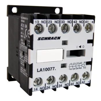   SCHRACK - Mini segédmágneskapcsoló 4 záró 48V DC, 3A - LA100776--