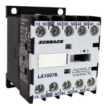   SCHRACK - Mini segédmágneskapcsoló 3z+1ny 230V AC, 3A - LA100783--