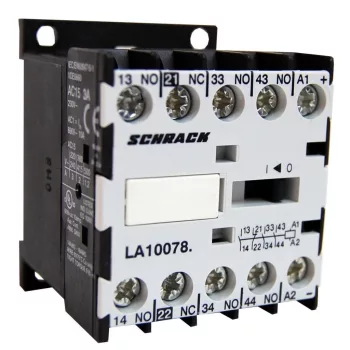   SCHRACK - Mini segédmágneskapcsoló 3z+1ny 24VDC, 3A - LA100785--