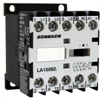   SCHRACK - Mini mágneskapcsoló, 4kW, 1ny, 230VAC 9A AC3, 20A AC1 - LA100923--