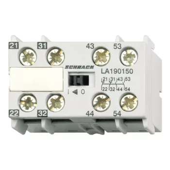   SCHRACK - Segédérintkező AC15 3A/230V 2z+2ny, LA1 mini mágneskapcsoló - LA190150--