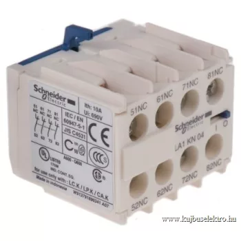 SCHNEIDER LA1KN04 - Segédérintkező, 4 nyitó
