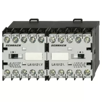   SCHRACK - Mini irányváltó mágneskapcsoló kombináció 5,5kW 230VAC, 1z - LA1W12W310