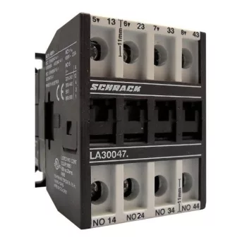   SCHRACK - Segédmágneskapcsoló 4A, elktr.  áramkörhöz, 230VAC, 4z - LA300473N-