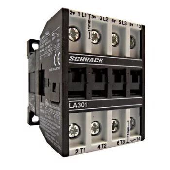   SCHRACK - Mágneskapcsoló, 4kW, 1z,  230VAC, 10A AC3, 25A AC1 - LA301013N-
