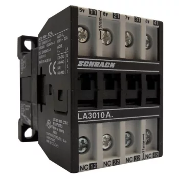   SCHRACK - Segédmágneskapcsoló, 12A/230VAC/4 nyitó - LA3010A3N-
