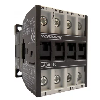   SCHRACK - Mágneskapcsoló 5.5kW, 4 pólusú 2z+2ny 230VAC 14A AC3 25A AC1 - LA3014C3N-