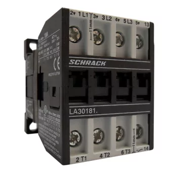   SCHRACK - Mágneskapcsoló, 7.5kW, 1z, 24VAC, 18A AC3, 32A AC1 - LA301810N-