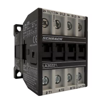   SCHRACK - Mágneskapcsoló, 11kW, 1z, 110VAC, 22A AC3, 32A AC1 - LA302212N-
