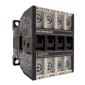   SCHRACK - Mágneskapcsoló, 11kW, 1z, 48VDC, 22A AC3, 32A AC1 - LA302216N-