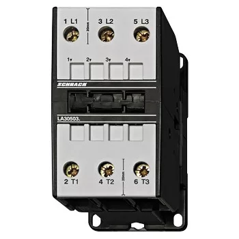   SCHRACK - Mágneskapcsoló, 22kW, 24VDC, 50A AC3, 110A AC1 - LA305035--