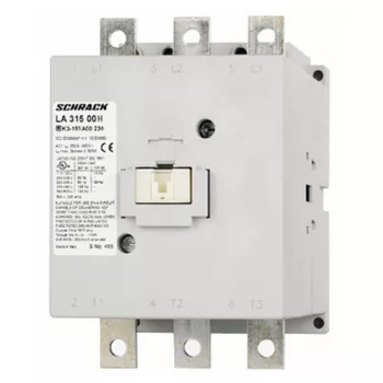   SCHRACK - Mágneskapcsoló, 75kW, 230V AC/DC, 150A AC3, 230A AC1 - LA31500H--