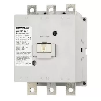   SCHRACK - Mágneskapcsoló, 110kW, 230VAC DC, 210A AC3, 350A AC1 - LA32103H--