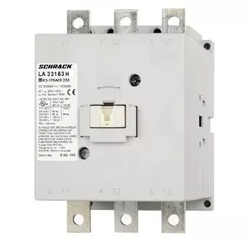   SCHRACK - Mágneskapcsoló, 160kW, 230VAC, 316A AC3, 500A AC1 - LA33163H--