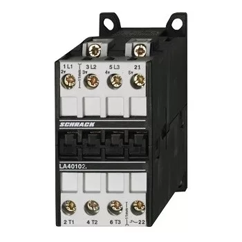  SCHRACK - DC műk. mágneskapcsoló, 4kW, 1ny, 24VDC, 10A AC3, 25A AC1 - LA401025--