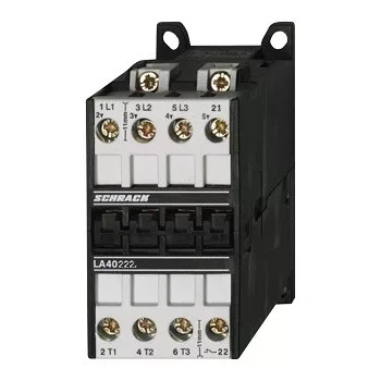   SCHRACK - DC műk. mágneskapcsoló, 11kW, 1ny, 24VDC, 22A AC3, 32A AC1 - LA402225--