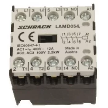   SCHRACK - Micro mágneskapcsoló 4Z, 2,2kW, 5A, 230VAC - LAMD0543--
