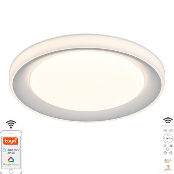   LED mennyezeti lámpa OPÁL + RGB + CCT+ távvezérlő + Wifi 24W - LC951U
