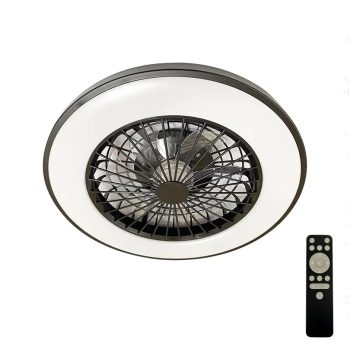   LED mennyezeti lámpa OPAL + mennyezeti ventilátor + távvezérlő 48W - LCL6341