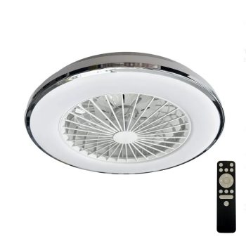   LED mennyezeti lámpa OPAL + mennyezeti ventilátor + távvezérlő 48W - LCL6342