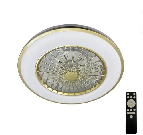 LED mennyezeti lámpa OPAL + mennyezeti ventilátor + távvezérlő 48W - LCL6347
