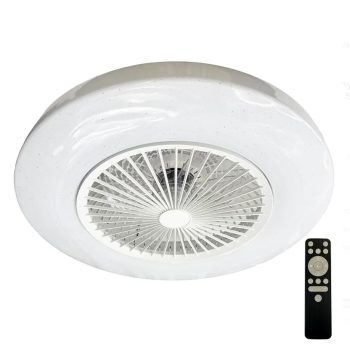   LED mennyezeti lámpa + mennyezeti ventilátor STAR + távvezérlő 72W - LCL6350