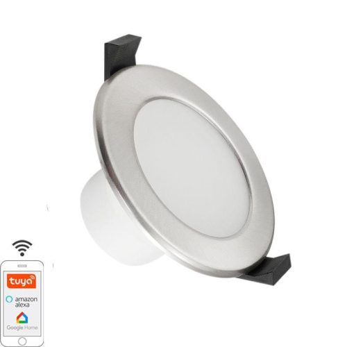 LED fény WIFI 7W / IP44 / 3000K - 6500K / SI - LDL163/SW