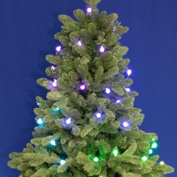   SOMOGYI ELEKTRONIC - LEDS120DV - iSparkle LED-es fényfüzér, gömb dekor, SMART, RGB, 120 LED, IP44