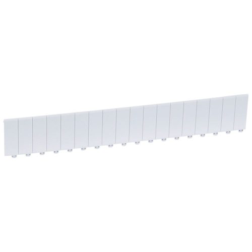 LEGRAND-001665 Modultakaró szürke 18m,6,5 modul széles fehér 