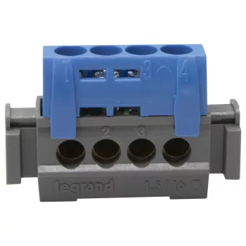   LEGRAND-004840 Lexic elosztókapocs IP2 4 nulla csatlakozás kék
