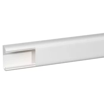   LEGRAND-010461 Univerzális DLP kábelcsatorna, 80 x 35 mm, 65 mm-es hajlékony fedéllel, válaszfal nélkül, 2 m, fehér