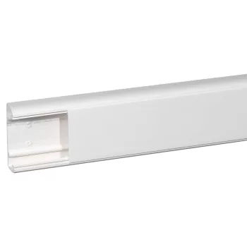   LEGRAND-010463 Univerzális DLP kábelcsatorna, 105 x 35 mm, 85 mm-es hajlékony fedéllel, válaszfal nélkül, 2 m, fehér